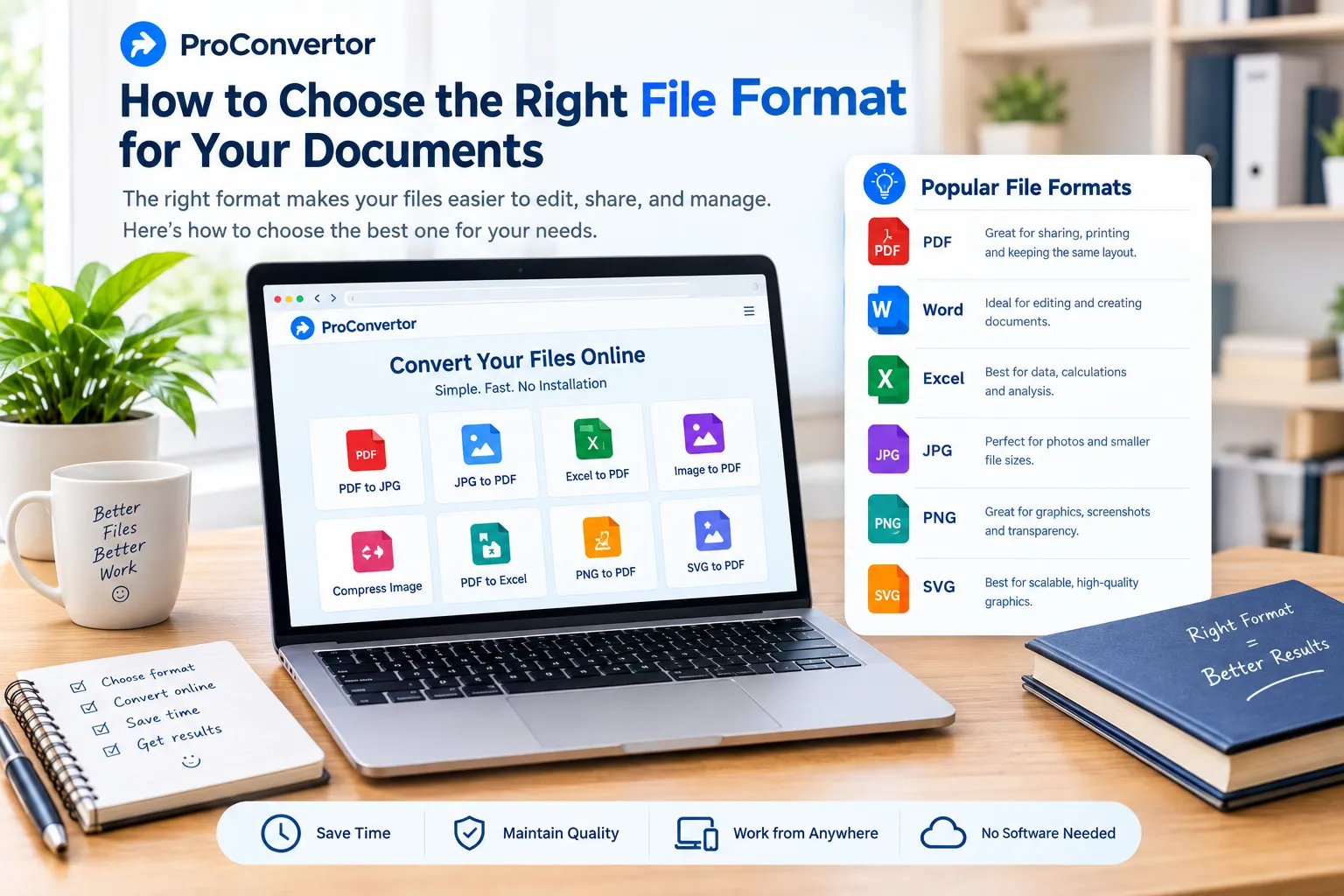 How to Choose the Right File Format